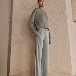 AYR The Voila Pant Stretch Silk - Seattle Green